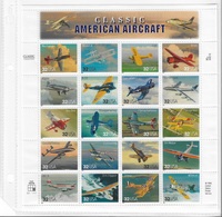 USA 1997 Sheet Aviation Classic America Aircraft ,Planes,Scott # 3142,VF MNH** - Ganze Bögen