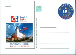 Slovakia - 2018 - Exhibition C-S SALON 2018 - Special Postcard With Hologram - Cartes Postales