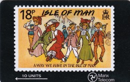 Isle Of Man, MAN 027, Isle Of Man Stamps, A Way We Have In The IOM, 2 Scans . - Isle Of Man