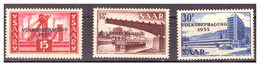 SAAR/SARRE - 1955 - REFERENDUM POPOLARE PER LA SARRE. SERIE COMPLETA. -  MNH** - Ongebruikt