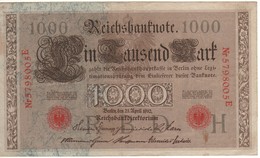 GERMANY  10'000 Mark  P44/R45    Dated 21.4.1910   XF - 1000 Mark