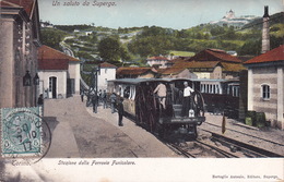 CPA - TORINO - Stazione Della Ferrovia - Transports