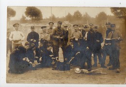 RARE CARTE PHOTO Allemande WW1- DOBERITZ - Prisonniers Russes - Otto Skowranek - Dallgow-Doeberitz