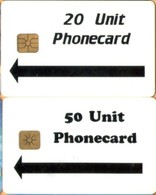 United Kingdom - GB-OIL-CHP-0001/2, Marathon - Thin Arrow, Oil Rigs, 20U/50U, Used As Scan - Plateformes Pétrolières