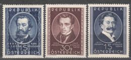 Austria 1949 Mi#934,942,947 Mint Hinged - Neufs