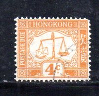 R1351 - HONG KONG , Yvert N. 4 Usato - Timbres-taxe