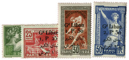 Grand Liban : N°45/48* - Other & Unclassified