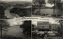 LÜDENSCHEID Am Strassenstern, Versetalsperre Im Sauerland, Kaufhof (1960) AK - Luedenscheid