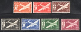 1942  France Libre  PA 4-10  * - Unused Stamps