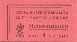 SWEDEN, 1942, Booklet 62 (Facit), Mi 291, National Museum, 150 Y - 1904-50