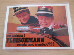 TRAIN ELECTRIQUE FLEISCHMANN -  Pour  Collectionneurs ... PUBLICITE  Page De Revue Des Années 70 Plas - Français