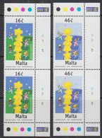 Europa Cept 2000 Malta 2v (pair, Corner) ** Mnh (41297J) - 2000