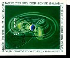 DDR Block 022 Jahr Der Ruhigen Sonne Gestempelt Used (3) - 1950-1970