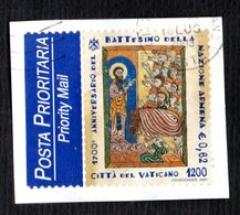 VATICANO :  Nazione Armena  Da £. 1200/0,62 €  Usato Su Frammento Del  15.02.2001 - Used Stamps