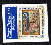 VATICANO :  Nazione Armena  Da £. 1200/0,62 €  Usato Su Frammento Del  15.02.2001 - Gebraucht