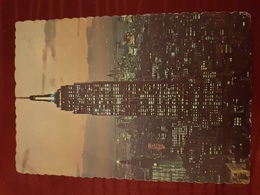 EMPIRE STATE BUILDING AT SUNSET 1968 WITH POSTMARK SPECIAL DELIVERY - Empire State Building