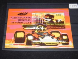 Brazil - 1972 Car Racing Driver Block MNH__(TH-3584) - Blocs-feuillets