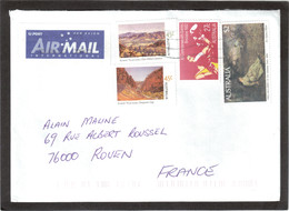 E8 - Australie (2017) Lettre Pour La France. Superbe Assortiment De Timbres. - Lettres & Documents