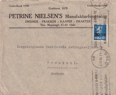 NORVEGE 1929 LETTRE DE OSLO - Briefe U. Dokumente