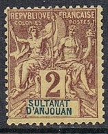 ANJOUAN N°2 N* - Unused Stamps