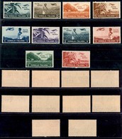 COLONIE - SOMALIA - 1936 - Soggetti Africani (17/26-Aerea) - Serie Completa - Gomma Integra (400) - Autres & Non Classés