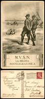 CARTOLINE - MILITARI - MVSN - Serie Fauno - "La Milizia Postelegrafica" - Illustratore Pisani - N6 - Viaggiata 21.1.37 - - Zonder Classificatie