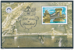 1263 Hungary 1999 Anniversary Chain Bridge Memorial Sheet MNH - Feuillets Souvenir