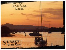 (741) Australia - NSW - Ballina (with Helicopter - Folded Stamp Part Back And Front Of Card) - Northern Rivers