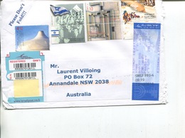 (876)  Israel To Austrlaia Registered Cover - - Lettres & Documents