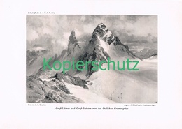 097 E.T.Compton Großlitzner Seehorn Silvretta Druck 1912 !! - Autres & Non Classés