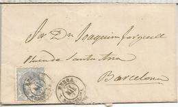 BERGA A BARCELONA 1871 - Lettres & Documents