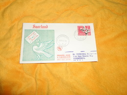 ENVELOPPE FDC DE 1957. / SAARLAND. INTERNATIONALE 1957 BRIEFWOCHE. / PREMIER JOUR. / CACHETS SAARBRUCKEN + TIMBRE - FDC