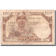 France, 100 Francs, TB, Fayette:VF34.1, KM:M11a - 1955-1963 Trésor Public