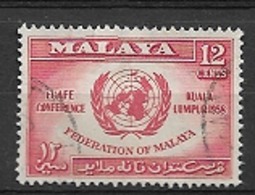 MALASIA FEDERATION 1958 Conference Of The Economic Commission For Asia And The Far East (ECAFE)   USED - Federation Of Malaya