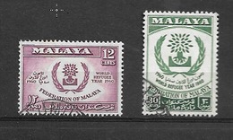 MALASIA FEDERATION     1960 World Refugee Year   USED - Federation Of Malaya