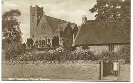 REAL PHOTOGRAPHIC POSTCARD ESTABLISHED CHURCH - EARLSTON - BERWICKSHIRE - Berwickshire