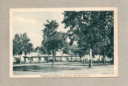 CPA - VILLENEUVE-de-MARSAN (40) - Thème : Arbre - Aspect Des Jeunes Platanes De La Place De La Boiterie En 1947 - Villeneuve De Marsan