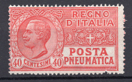 1925 -  Italia - REGNO - Unif. . N.  PN9 - LH -  (B-AB36688. - 10..) - Poste Pneumatique