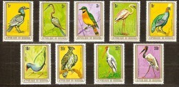 Burundi 1979 OCBnr 830-38 *** MNH Cote 30,00 Euro Faune Oiseaux Vogels Birds - Nuevos