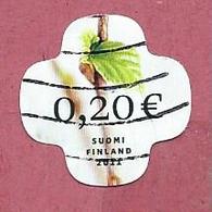 FINLANDIA USATO - 2011 - UNUSUAL STAMP - Alberi - Birch Bud - € 0,20 - Michel FI 2085 - Used Stamps