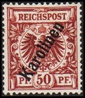 1899. Karolinen 50 Pf. REICHSPOST. (56*).  (Michel 6 II) - JF307834 - Carolines