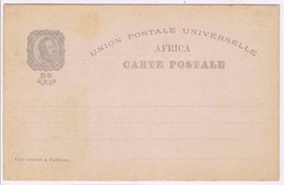 Africa, 1898, Bilhete Postal Centenário Da India - Portugees-Afrika