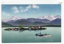 FRAUENINSELIM CHIENSEE MIT HOCHGERN U. HOCHFELN-VIAGGIATA 1914 - Traunstein