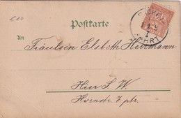 ALLEMAGNE  1898 POSTE PRIVEE  PAKET  FAHRT  CARTE ILLUSTREE DE BERLIN - Privatpost