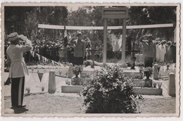 Carte Photo Militaria Cérémonie Monument Aux Morts Maghreb à Localiser - Kriegerdenkmal