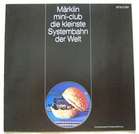 MÄRKLIN Mini-club Katalog 1976 Spur Z Preise - Andere & Zonder Classificatie