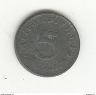 5 Pfennig Allemagne / Germany 1940 A - 5 Reichspfennig
