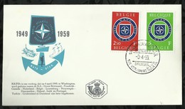 10 éme ANNIVERSAIRE DE L'OTAN . 03 AVRIL 1959 . BRUXELLES . - 1951-1960