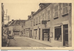 CPA  Chenérailles - Grande Rue - Non Circulé - Chenerailles