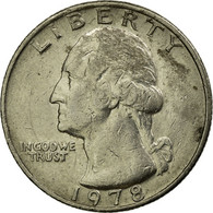 Monnaie, États-Unis, Washington Quarter, Quarter, 1978, U.S. Mint - 1932-1998: Washington